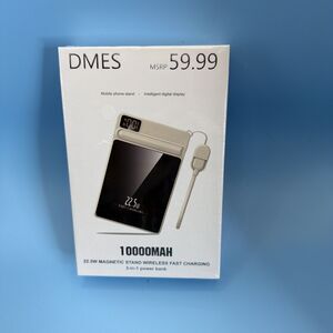 DMES 10000mAh Power Bank Magnetic Wireless 3in1 22.5W Fast Chg. Digital Display